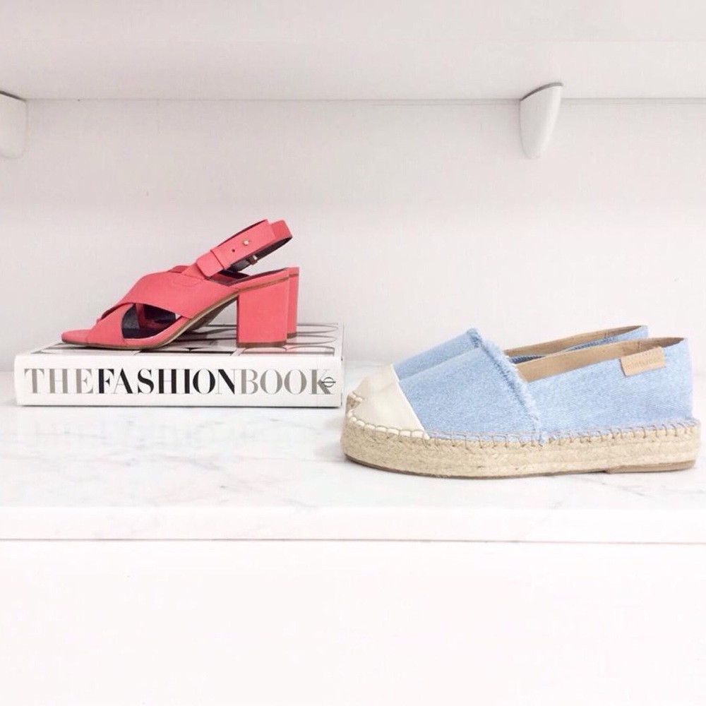 mint & rose • amalfi denim creeper espadrilles